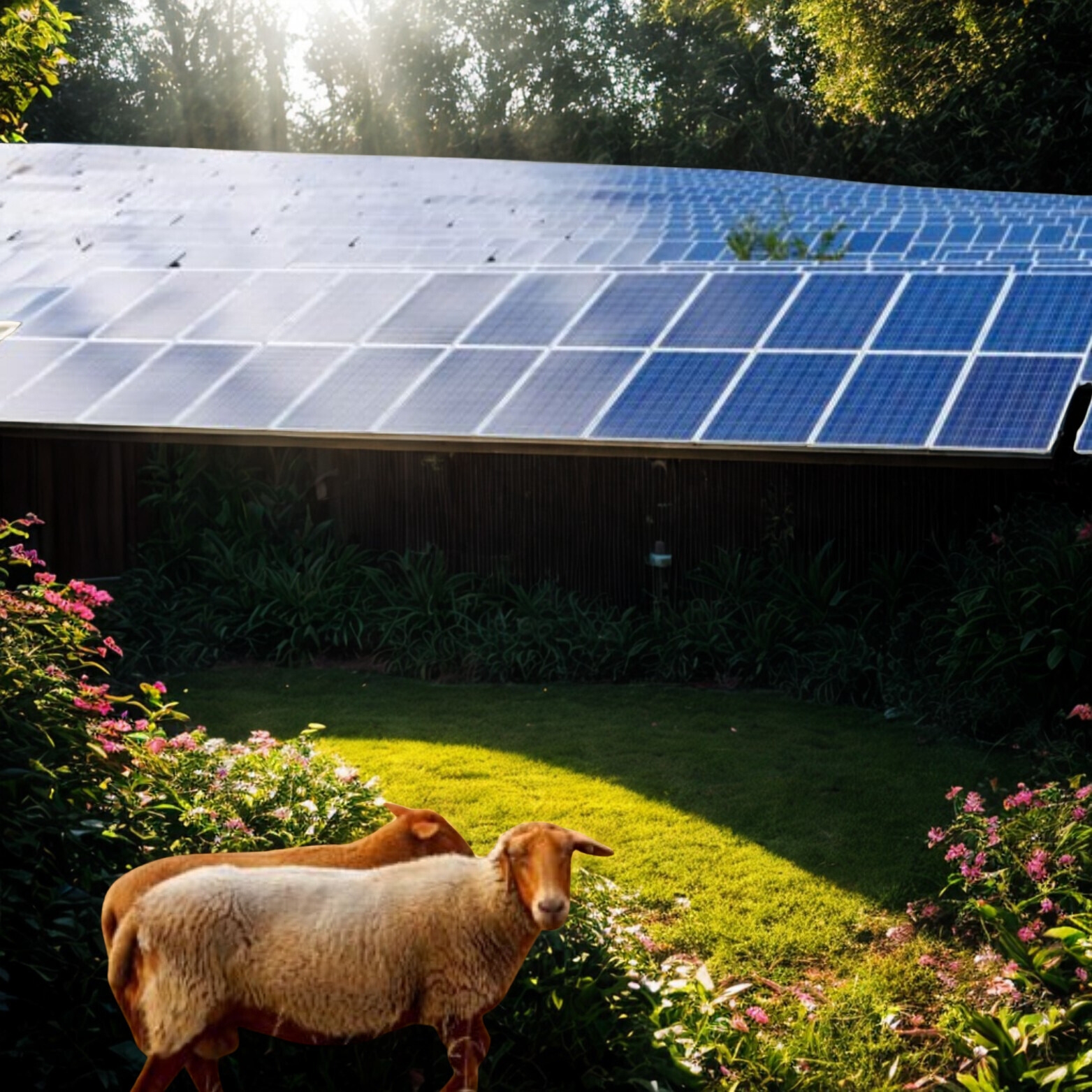 Sistema de energia solar em propriedade rural com bombeamento de água